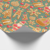 Papier Cadeau Le motif de Noël le plus typique (Coin)