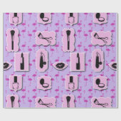 Papier Cadeau Le Motif du logo cosmétique (Plat)