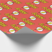 Papier Cadeau Le nom Flash et logo d'éclair (Coin)