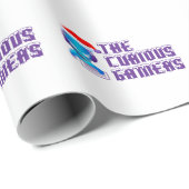 Papier Cadeau Le papier d'emballage de Gamers curieux (Coin rond)