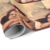 Papier Cadeau Le papier d'emballage de l'ange de Raphael (Coin rond)