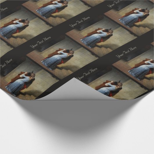 Papier Cadeau Le papier d'emballage fait sur commande du (Coin)