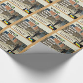 Papier Cadeau Le papier d'emballage noir de Larry David (Coin)