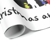 Papier Cadeau Le papier d'enveloppement de Noël Gang (Coin rond)