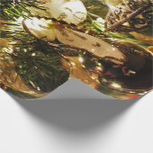 Papier Cadeau Le papillon de Noël (Coin)