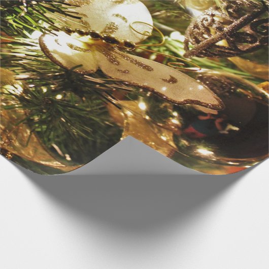 Papier Cadeau Le papillon de Noël (Coin)