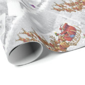 Papier Cadeau Le Père Noël (Coin rond)