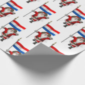 Papier Cadeau Le Père Noël À La Pays-Bas (Coin)