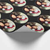 Papier Cadeau Le Père Noël de Mona Lisa (Coin)