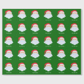 Papier Cadeau Le Père Noël Ho Ho Ho Motif Enveloppement Papier (Plat)