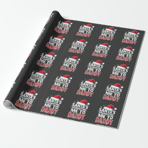 Papier Cadeau Le Père Noël me promeut au Père Noël 