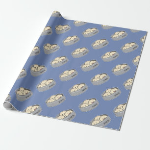 Papier Cadeau Le petit déjeuner chinois de dim sum de petit pain