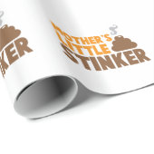 Papier Cadeau Le petit navet de la mère avec des odeurs de (Coin rond)