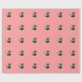Papier Cadeau Le petit panda (Plat)