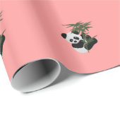 Papier Cadeau Le petit panda (Coin rond)