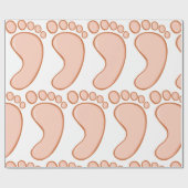 Papier Cadeau Le pied des droits de l'homme (Plat)