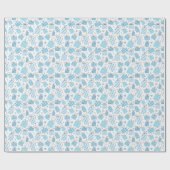 Papier cadeau Le plus beau des cadeaux (bleu) (Plat)