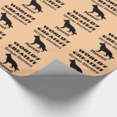 Papier Cadeau Le plus grand berger allemand du monde (Coin)