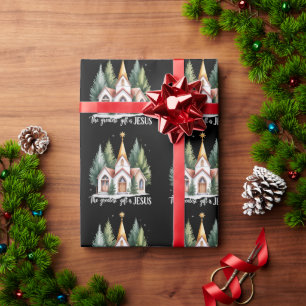 Papier Cadeau Le plus grand cadeau est Jésus-Christ Église de No