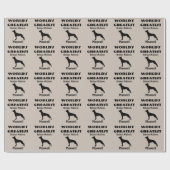 Papier Cadeau Le plus grand chien malinois belge du monde (Plat)