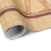 Papier Cadeau Le poids du coeur contre la plume de Maat (Coin rond)