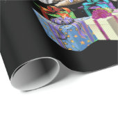 Papier Cadeau Le poison de Tiger Christmas (Coin rond)