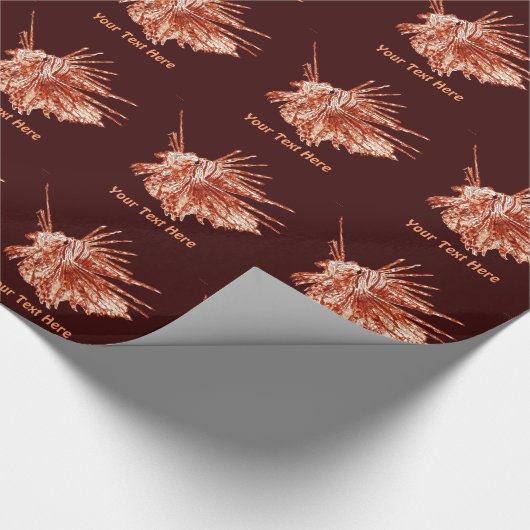 Papier Cadeau Le poisson-Lion (Coin)