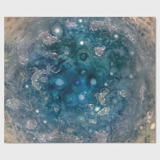 PAPIER CADEAU LE PÔLE SUD DE JUPITER (Plat)