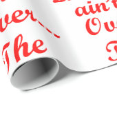 Papier Cadeau Le PONT n'est pas fini... (Coin rond)