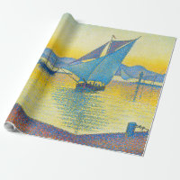 Le port au coucher du soleil, Signac