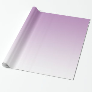 Papier Cadeau Le pourpre pâle personnalisable se fanent
