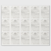 Papier Cadeau Le premier document fiscal américain (Plat)