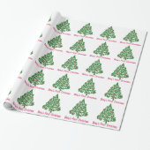 Papier Cadeau Le premier Noël de bébé (Déroulé)