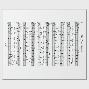 Papier Cadeau Le premier papier d'emballage de Noel