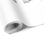 Papier Cadeau Le premier papier d'emballage de Noel (Coin rond)