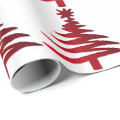 Papier Cadeau Le Prince rouge moderne (Coin rond)