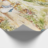 Papier Cadeau Le quartier de Peter Rabbit par Beatrix Potter (Coin)