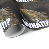Papier Cadeau Le Quoi ! ? Iguana (Coin rond)