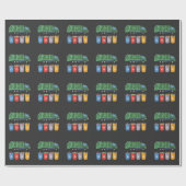 Papier Cadeau Le recyclage des ordures chez les enfants du camio (Plat)