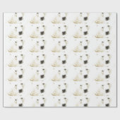 Papier Cadeau Le regard d'un ours polaire (Plat)