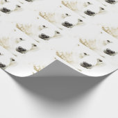 Papier Cadeau Le regard d'un ours polaire (Coin)