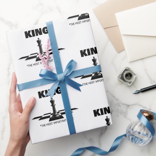 Papier Cadeau Le Roi La Pièce La Plus Importante (Cadeaux)