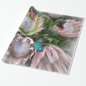 Papier Cadeau Le roi Protea (Déroulé)