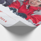 PAPIER CADEAU LE ROUGE CROIENT SIMPLEMENT DES SALUTATIONS DE (Coin)