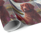 Papier Cadeau Le rouge irlandais sur une pagaie : une aventure P (Coin rond)