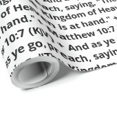 Papier Cadeau Le Royaume des Cieux est à portée de main. (Coin rond)