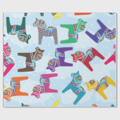 Papier Cadeau LE SCANDINAVIEN DALA HORSE papier enveloppant (Plat)