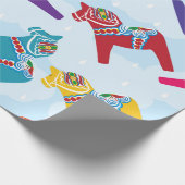 Papier Cadeau LE SCANDINAVIEN DALA HORSE papier enveloppant (Coin)