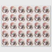 Papier Cadeau Le Setter anglais, la chasse à la passion (Plat)