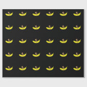Papier Cadeau Le singe monte sur la banane (Plat)